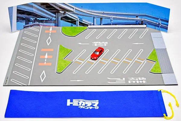 Tomicarama Vintage Daikoku Parking Area Mat A (Nissan Silvia Q's Aero 95 Year Included)