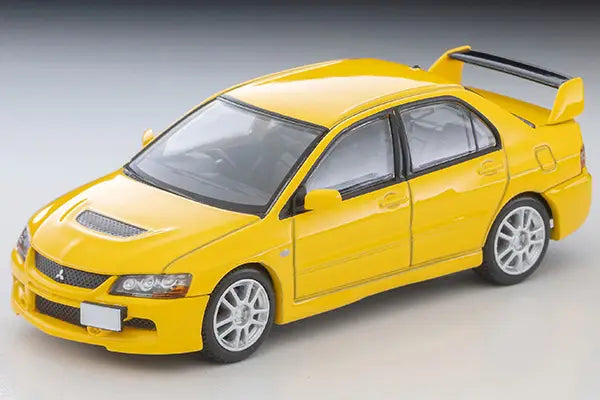 Tomica Limited Vintage - Mitsubishi Lancer Evolution IX GSR (Yellow) 2005 - LV-N376a