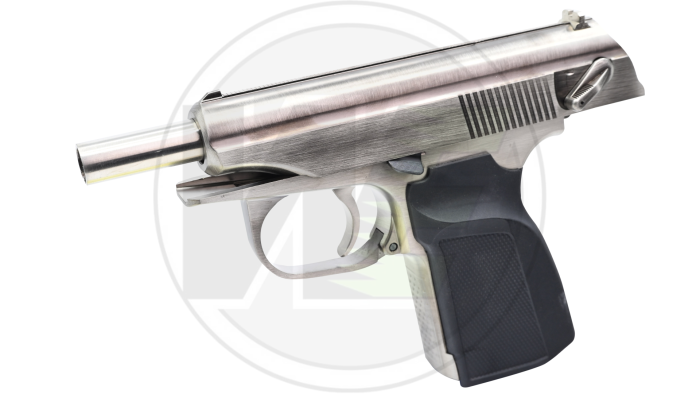 WE Makarov (Green Gas) Airsoft Pistol - Silver