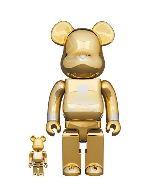 BE@RBRICK mastermind GOLD 100％ u0026 400%-