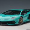 AUTOart Lamborghini Aventador SVJ (Blu Glauco/Solid Blue) 1/18