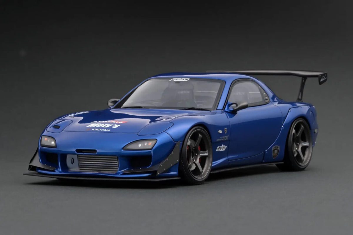 IG2045 FEED RX-7 (FD3S) Blue Metallic 1/18 Ignition Model – Chigun Hobbies