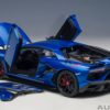 AUTOart Lamborghini Aventador SVJ (Blu Nethuns) 1/18 79174 - Image 2