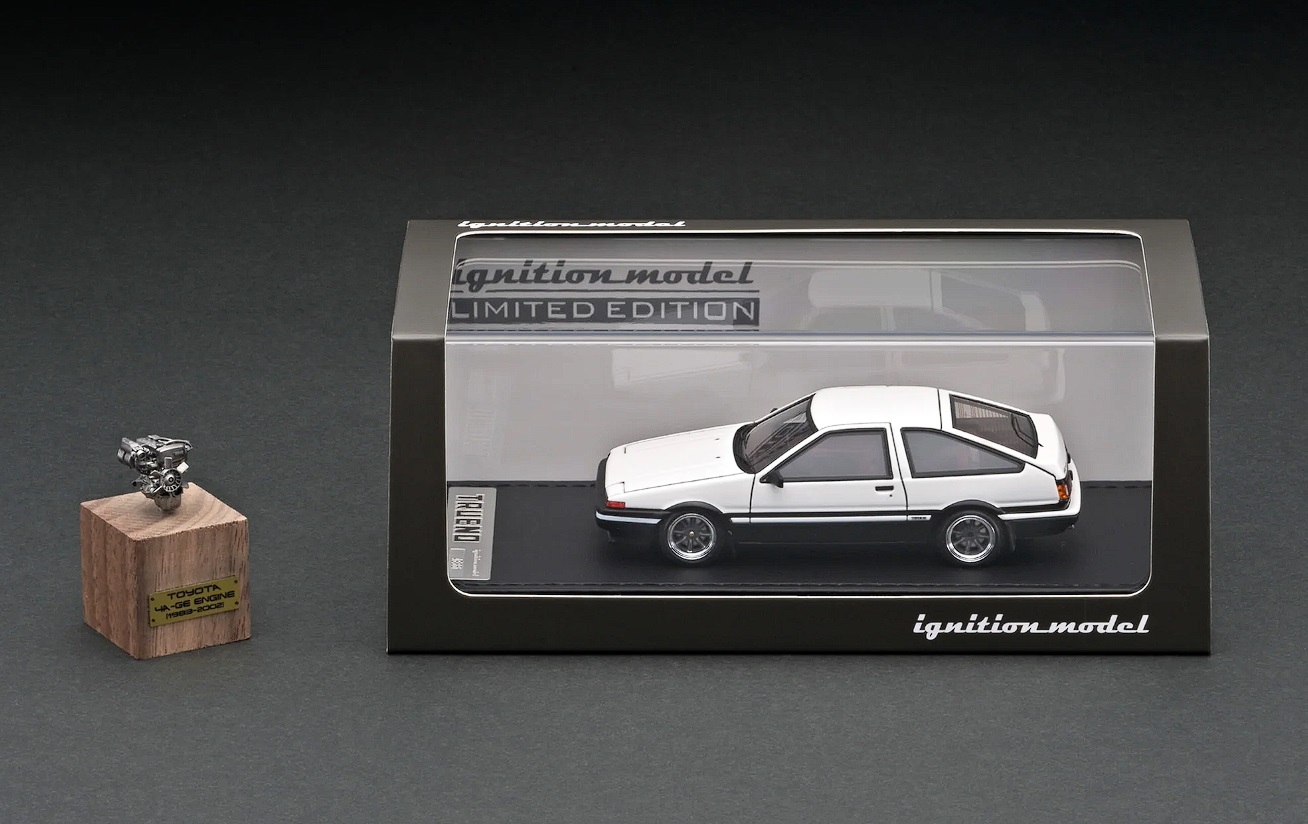 IG2941 Toyota Sprinter Trueno GT Apex (AE86) w/Engine 1/43 Ignition Model