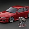 IG3083 VERTEX S14 Silvia Red w/ SR20 Engine 1/18 Ignition Model