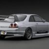 IG3131 GReddy Nissan Skyline GT-R (BCNR33) Silver 1/18 Ignition Model - Image 2