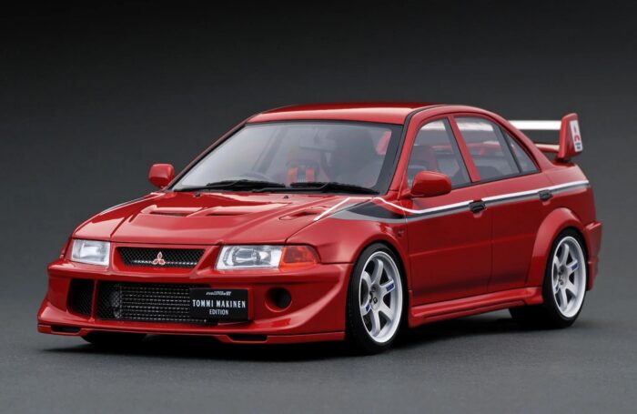 *PRE-ORDER LISTING* IG3664 Mitsubishi Lancer Evolution VI GSR T.M.E (CP9A) Red 1/18 Ignition Model