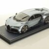MR Collection 1/18 Bugatti Chiron Profilée (Argent Atlantique/Blue Royale Carbon)