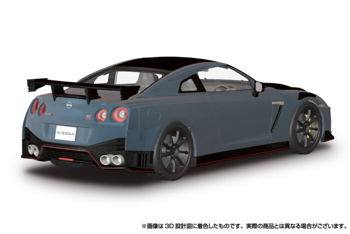 Aoshima 1/24 SNAPCAR Nissan R35 GT-R NISMO Special Edition 2022 Nismo Stealth Gray - Image 3