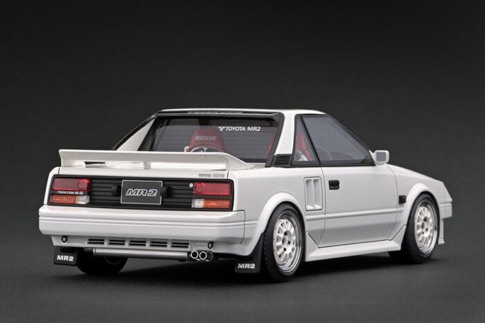 IG3503 1/18 Ignition Model Toyota MR2 (AW11) White - Image 2