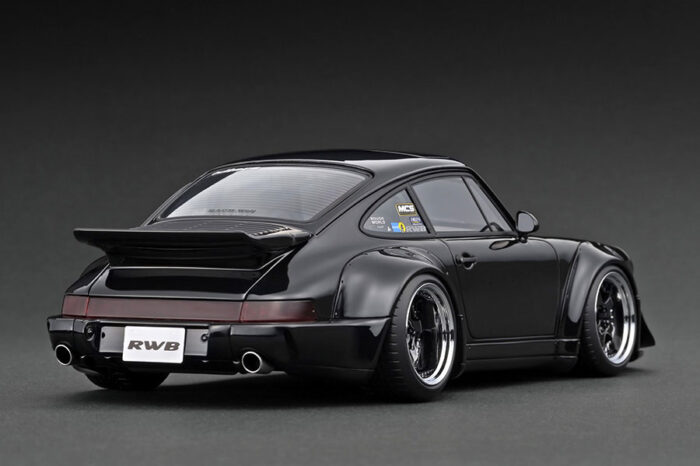 IG3633 1/18 Ignition Model Porsche RWB 964 - Black - Image 2