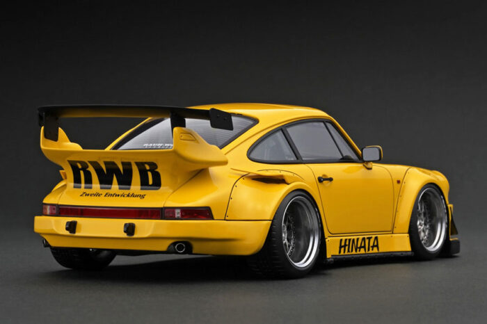 IG3621 1/18 Ignition Model Porsche RWB 930 - Yellow "HINATA" - Image 2