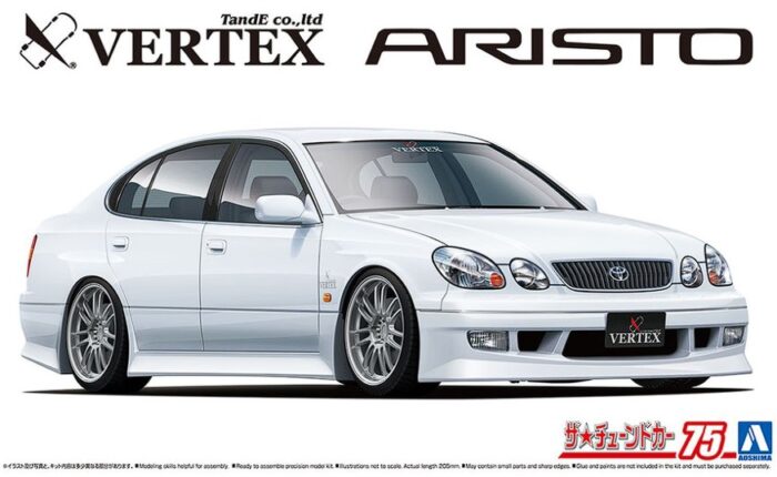 Aoshima 1/24 VERTEX JZS161 Aristo '00 (Toyota)