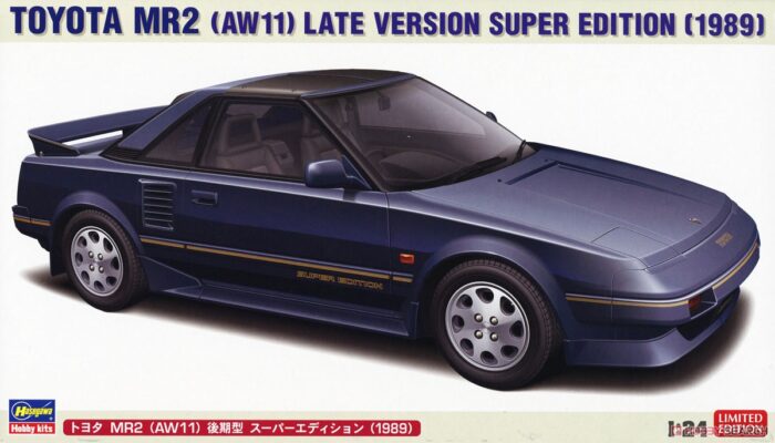 Hasegawa 1/24 Toyota MR2 (AW11) Late Model Super Edition (1989) Model Kit