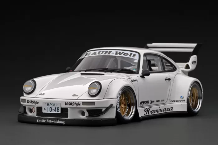 (ETA Mid-Feb) IG2481 Porsche RWB 930 White 1/18 Ignition Model