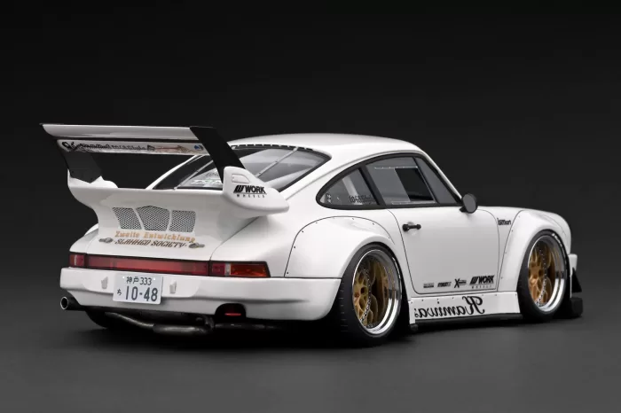 (ETA Mid-Feb) IG2481 Porsche RWB 930 White 1/18 Ignition Model - Image 2