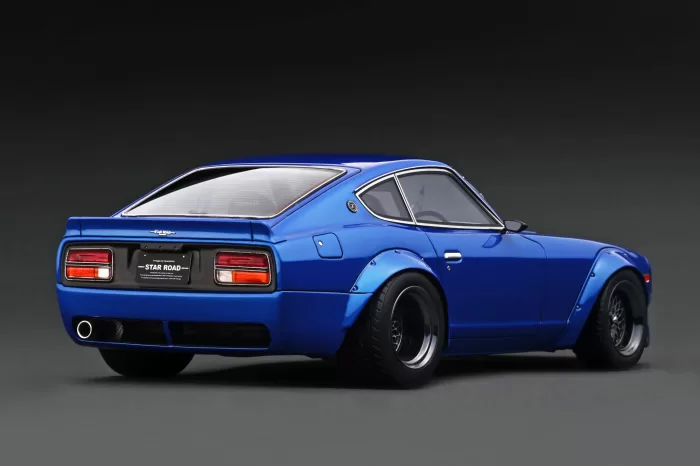 IG3113 Nissan Fairlady Z (S30) STAR ROAD Blue Metallic 1/18 Ignition Model - Image 2