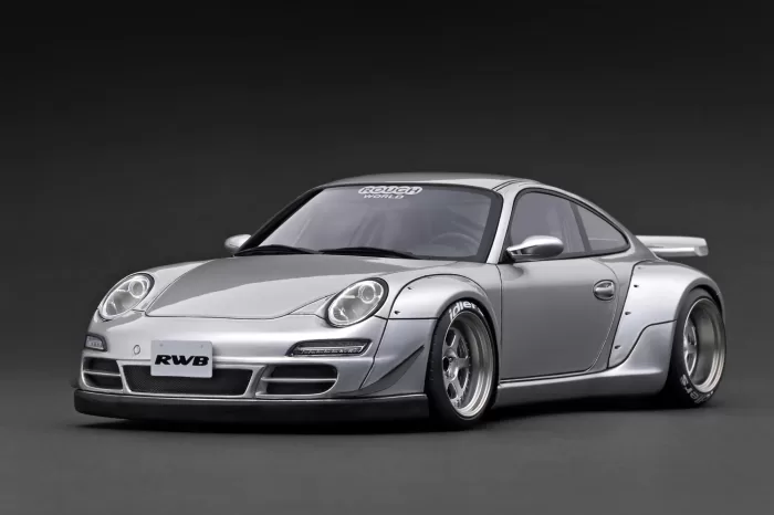 (ETA Mid-Feb) IG3246 Porsche RWB 997 (Silver) 1/18 Ignition Model