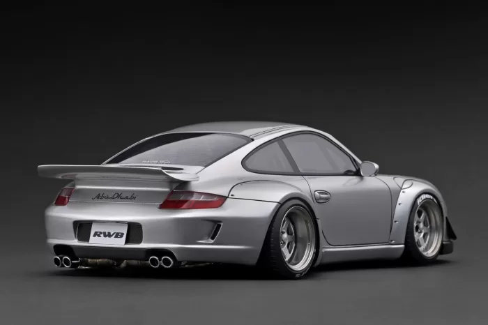 IG3246 Porsche RWB 997 (Silver) 1/18 Ignition Model - Image 2