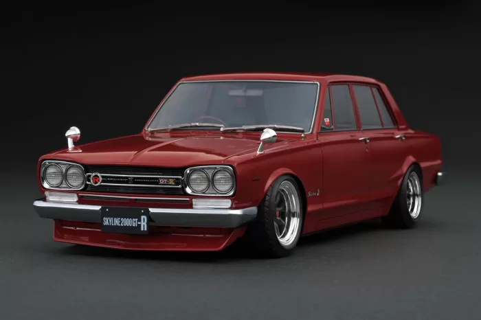 (ETA Mid-Feb) IG3548 Nissan Skyline 2000 GT-R (PGC10) Red 1/18 Ignition Model