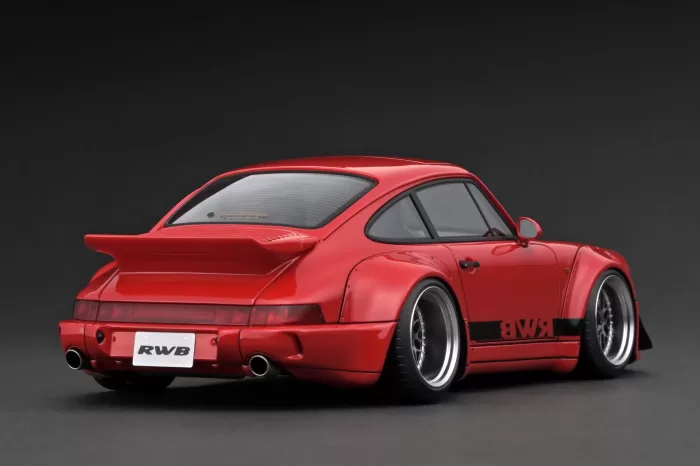 (ETA Mid-Feb) IG3636 Porsche RWB 964 (Red) 1/18 Ignition Model - Image 2