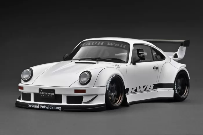 (Q3 2025 Pre-Order) IG3696 Porsche RWB 930 Matte White 1/18 Ignition Model