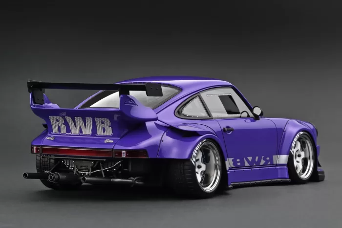 (Q3 2025 Pre-Order) IG3698 Porsche RWB 930 Purple 1/18 Ignition Model - Image 2