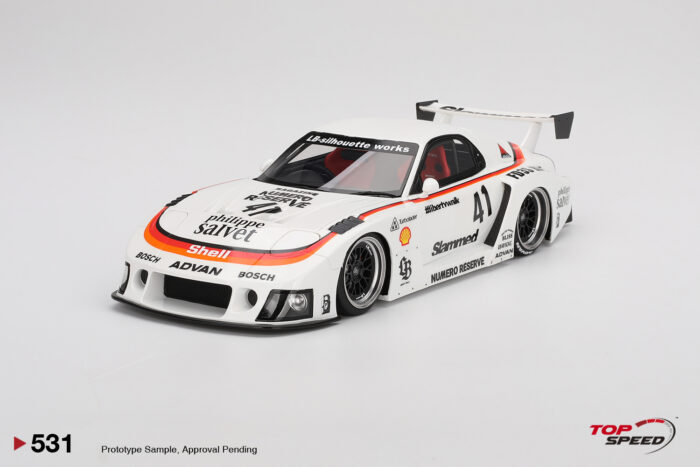 TopSpeed 1/18 Mazda RX-7 LB-Super Silhouette #41 Numero Reserve